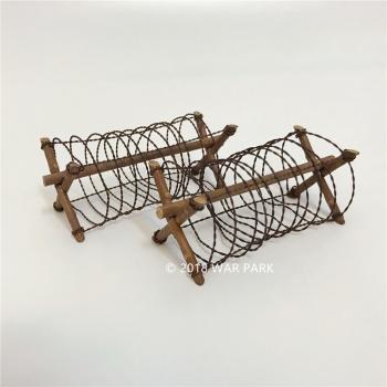 Barbed Wire Barricade Set--two barricade pieces #0