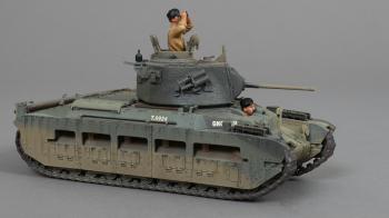 T.6924 GNOME III, 7 RTR, Matilda II Tank [Queen of the Desert]--tank and two crew figures #0