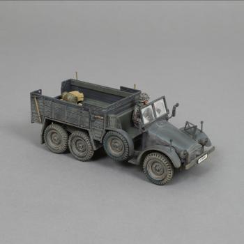 Krupp-Protze Truck Early War Grey Variant--single 6x4 German truck/artillery tractor with driver--RETIRED--LAST TWO!! #0