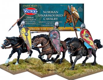 28mm Norman Unarmoured Cavalry--makes 12 mounted figures #0