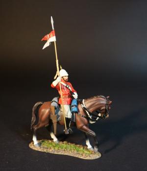 Mounted Policeman, The North West Mounted Police, The March West, 1874, The Fur Trade--single mounted figure with upright lance and wearing spiked helmet #0