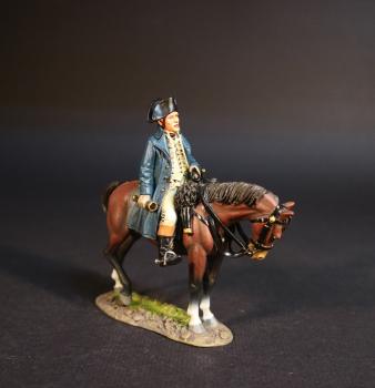 Brigadier General Daniel Morgan, The Continental Army, The Battle of Cowpens, January 17, 1781, The American War of Independence, 1775–1783--single mounted figure #0