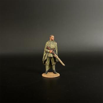 Red Army Sniper Vassili Wearing a Cloak--single standing figure with rifle pointed downwards (bare head) #0
