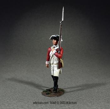 43rd Regiment of Foot Battalion Coy Marching at Support, 1780--single figure #0