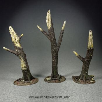 Storm and War Torn Tree Set--three trees #0