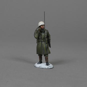 G.I. Radio Operator (dirty white helmet cover)--single Winter Korean War-era figure - LAST TWO. #0