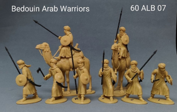Bedouin Arab Warriors (includes Camelry)--two camel-mounted figures and 6 foot warrior figures #0