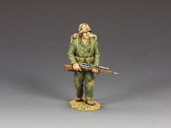 Walking Marine Sniper--single figure with M1903A4 ‘Springfield’ Rifle and pack #0