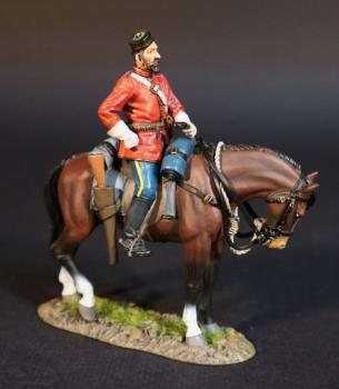 Superintendent (Major) James Morrow Walsh, 1877, The North West Mounted Police, The March West, 1874, The Fur Trade--single mounted figure #0