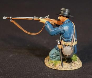 United States Mounted Infantry (kneeling firing), United States Cavalry, The Battle of the Rosebud, 17th June 1876, The Black Hill Wars 1876-1877--single figure #0