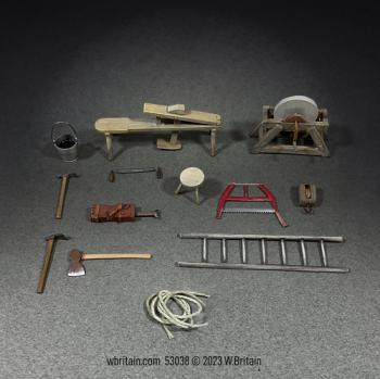 Farm Tools, 18th-19th Century, Set No.2--thirteen pieces #0