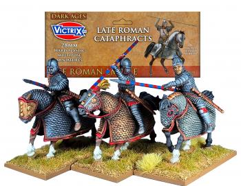 28mm Late Roman Cataphracts--makes 16 mounted figures--THREE IN STOCK. #0