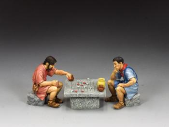 The Game Players--two seated figures and table #0