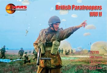 British Paratroopers, WWII--40 figures in 8 poses--FOUR IN STOCK. #0