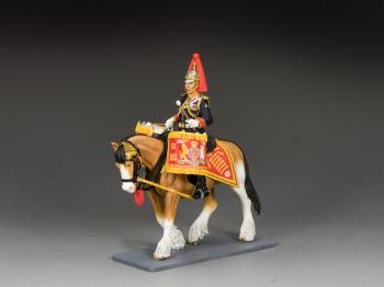 ‘The Blues & Royals Drum Horse ‘HORATIUS’’--single mounted figure #0