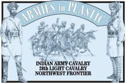 28th Light  Cavalry - Northwest Frontier (lt. blue) 5 Mtd. in 5 poses #0