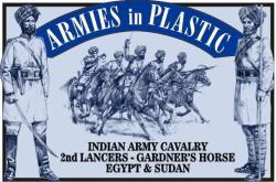 2nd Lancers - Gardner's Horse - Egypt & Sudan (Dark blue) 5 Mtd. in 5 poses #0
