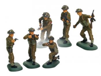WWII British Infantry (6 plastic figures in 6 poses)--AWAITING RESTOCK. #0