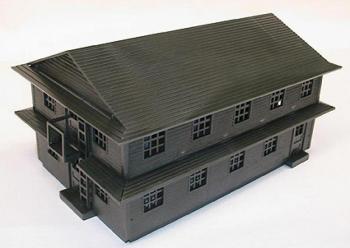1:72 scale Military Barracks (OD green)--6 pieces #0