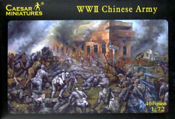 WWII Chinese Army (Nationalist & Red Army)--40 figures in 13 poses--AWAITING RESTOCK. #0
