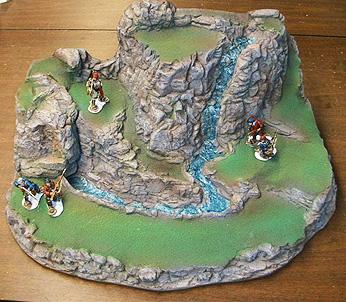 Waterfall with Rockcliff - Fully Painted--AWAITING  RESTOCK. #0