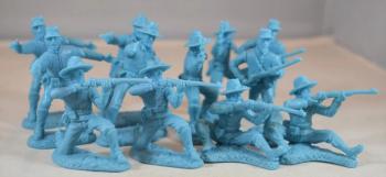 Dismounted U.S. Cavalry (Light Blue)--12 Figures in 6 poses #0