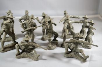 Dismounted U.S. Cavalry (Gray)--12 Figures in 6 poses #0