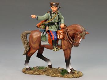 Mounted German Cossack Pointing--single mounted figure--RETIRED--LAST TWO!! #0