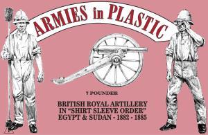 British Royal Artillery in Shirt Sleeve Order, Egypt & Sudan--Red Plastic #0