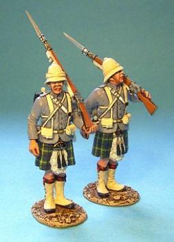 Two Standing Gordons Highlanders, The First Sudan War, 1884-1885--two figures--RETIRED--LAST ONE!! #0