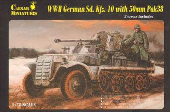 German SD. KFZ. 10 with 50mm PAK 38-- AWAITING RESTOCK! #0