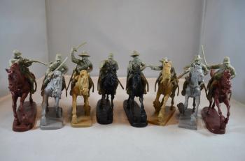 ACW Cavalry (Gray)--8 Mounted figures in 8 Poses with Horses #0