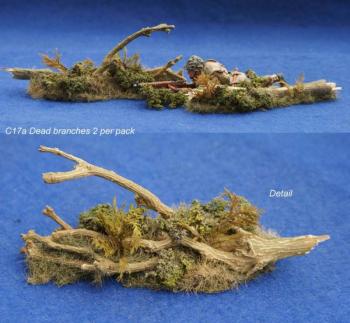 Fallen Branches--two per pack; various shapes-- AWAITING RESTOCK  - 2-3 Months #0