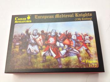 European Medieval Knights--36 figures in 11 poses--AWAITING RESTOCK. #0
