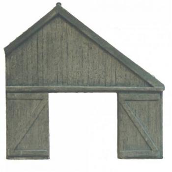 Lean-To Timber Shed Facade--7.25 in. x 7.25 in. x 2.5 in.--Pre-Order:  2 to 3 months #0