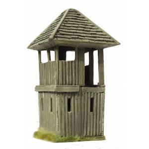 American Log Fort Corner Watch Tower--3 in. x 3 in. x 8 in.----Pre-Order:  two to three months #0