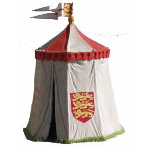 Medieval Campaign Tent of Richard I--4" diameter x 6" high--Pre-Order:  two to three months. #0