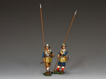 Vertical and Advancing Pikemen (Royalist)--two figures--RETIRED. #0