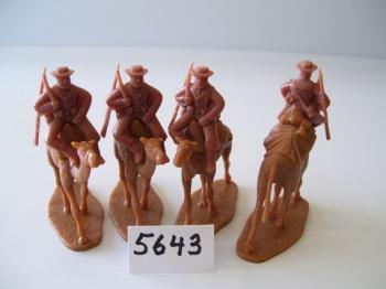 British Naval Brigade Camel Corps, Egypt & Sudan 1882, Khaki Dress--4 men mounted (Add-On Set) #0