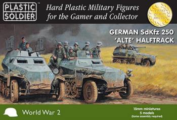 15mm WW2 German SdKfz 250 alte Halftrackw/ Variants makes 5--AWAITING RESTOCK #0