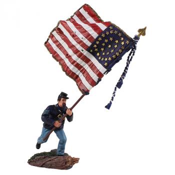 Federal 20th Maine Flagbearer, National Color--single figure #0