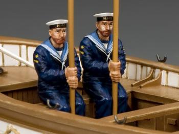 Up Oars!--two Royal Navy sailor figures (bearded)--RETIRED--LAST ONE!! #0