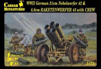 WWII German 21cm Nebelwerfer 42 & 8.8cm Rekentenwerfer 43 Rocket Launcher Kit--AWAITING RESTOCK. #0