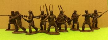 Zulu with rifles (incl. Zulu Officers)--nine figures--AWAITNG RESTOCK. #0