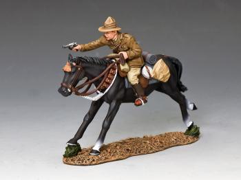 New Zealand Mounted Rifles Officer--single mounted figure--RETIRED--LAST ONE!! #0