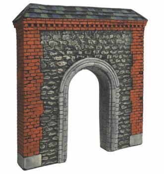 Brick and Stone Entryway--5.125 in. L x 1 in. w x 6 in. H #0