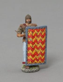 Advancing Egyptian Marine with Spear Lowered with Red/Yellow Striped Shield--single figure--RETIRED--LAST ONE!! #0