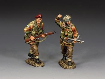 Going Into The Attack--two WWII British Paratrooper figures--RETIRED--LAST TWO!! #0