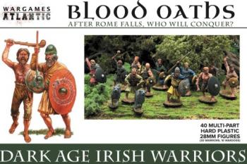 28mm Blood Oaths Dark Age Irish Warriors w/Weapons (40) #0