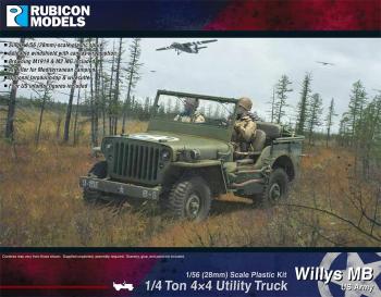 28mm American Willys MB ¼ ton 4x4 Truck (US Standard) #0